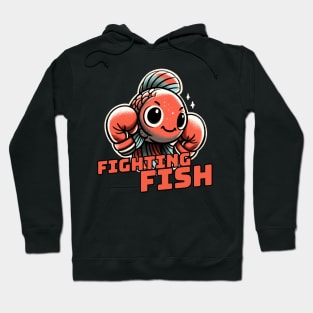 Fighting Fish Betta Fish Aquarist Design Hoodie